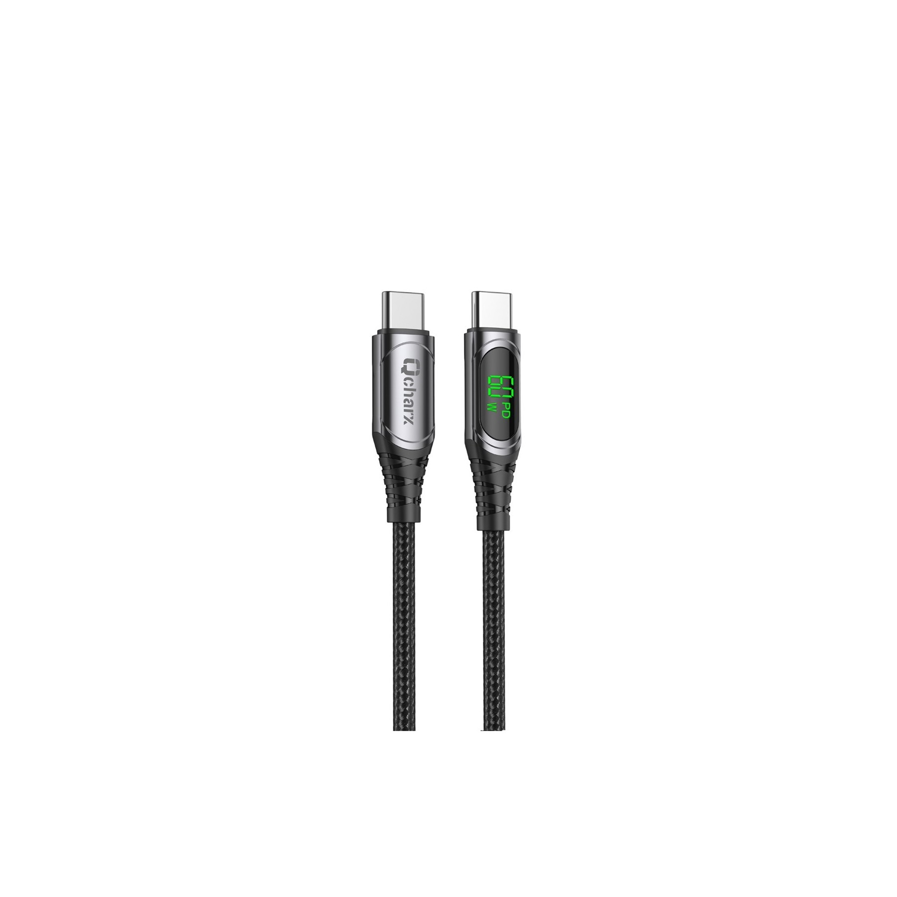 Cable Qcharx Ibiza Tipo C A Tipo C 3A 60W - 1 M - Aleación A