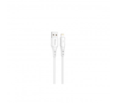 Cable Qcharx Lisbon Usb A Tipo C 3A - 1 M - Pvc Blanco