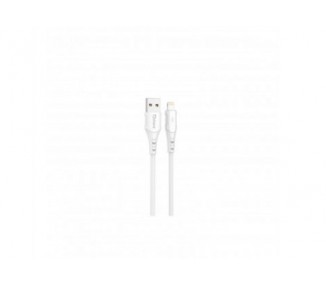 Cable Qcharx Lisbon Usb A Tipo C 3A - 1 M - Pvc Blanco