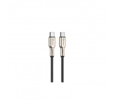 Cable Qcharx New York Tipo C A Tipo C 3A 20W - 1 M - Zinc Me