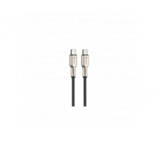 Cable Qcharx New York Tipo C A Tipo C 3A 20W - 1 M - Zinc Me