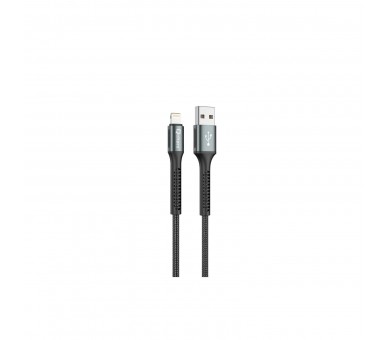 Cable Qcharx Prague Usb A Lightning 3A - 1 M - Aleación De A