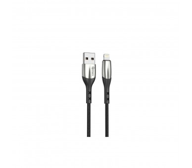 Cable Qcharx Toronto Usb A Lightning 3A - 1 M - Zinc Negro C