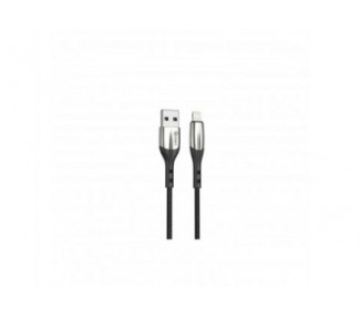 Cable Qcharx Toronto Usb A Lightning 3A - 1 M - Zinc Negro C