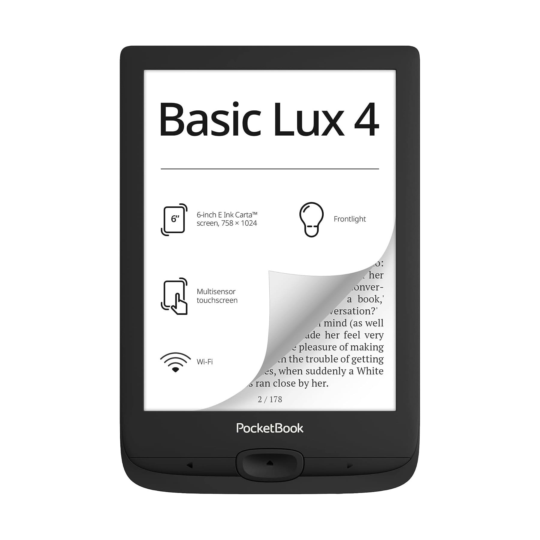 Pocketbook Basic Lux 4 Black / Lector De Libros Electrónicos