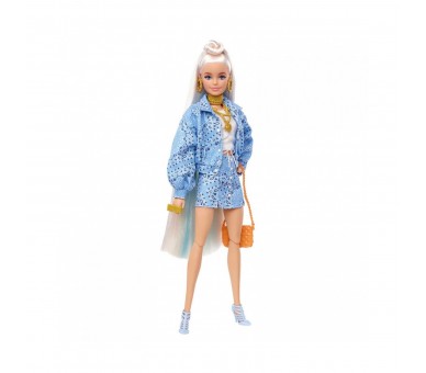 Muñeca Barbie Extra Mattel Conjunto Estampado Bandana