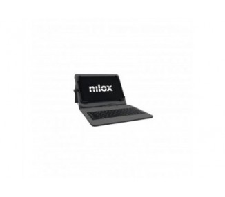 Funda Tablet Nilox Univ. Teclado 10.1" Negra