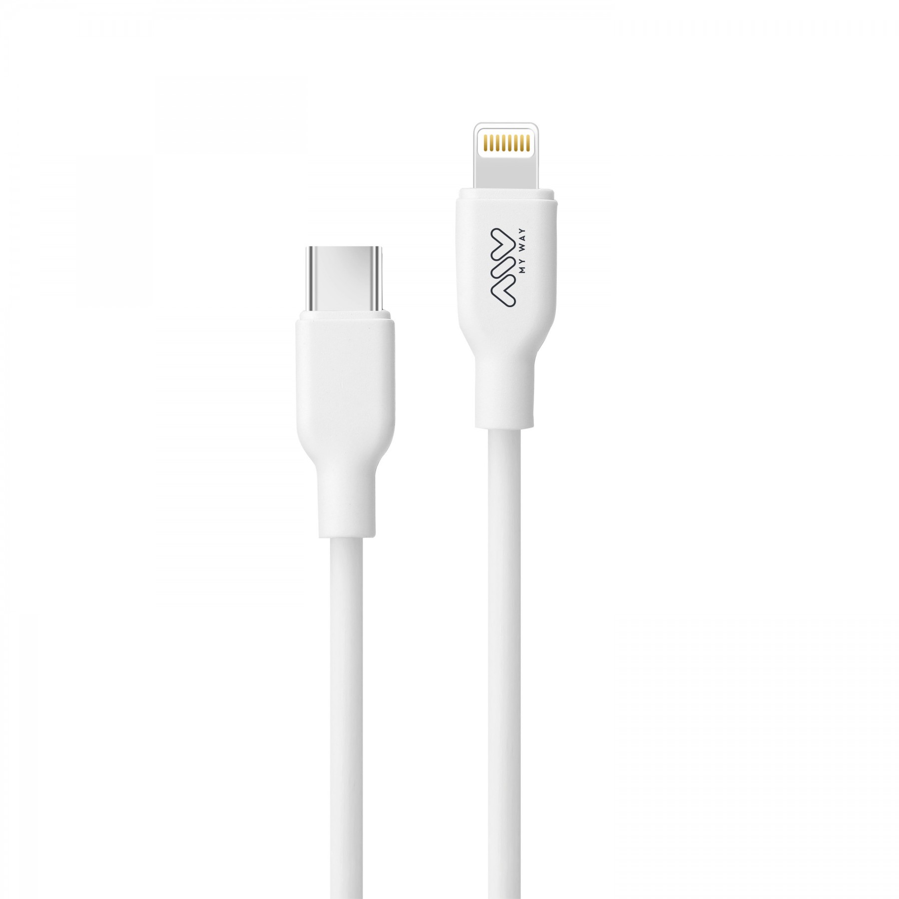 Myway Cable Tipo C-Lightning 20W 1M Blanco