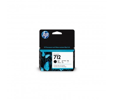 Hp Tinta Negro Designjet T200 / T600- Nº 712