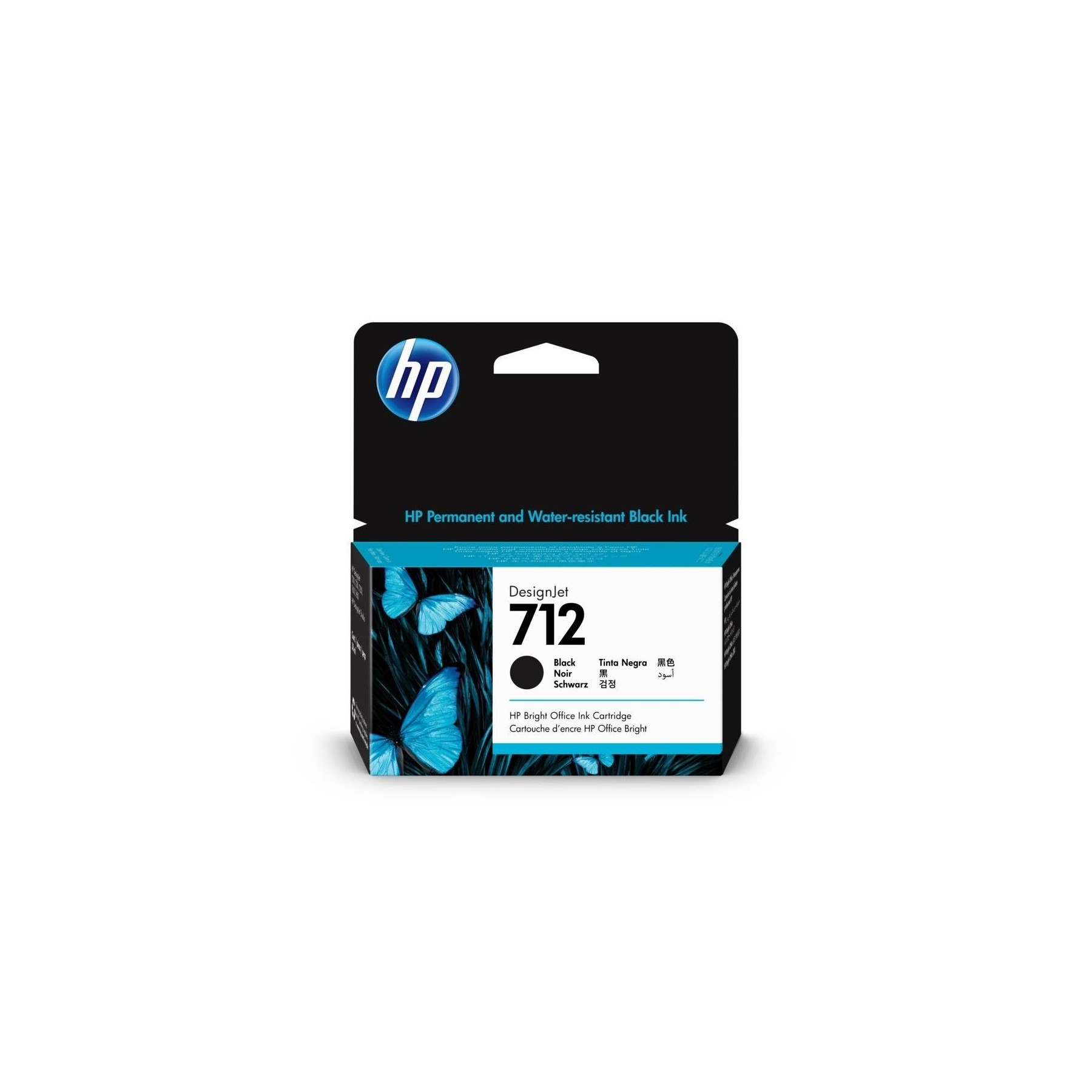 Hp Tinta Negro Designjet T200 / T600- Nº 712