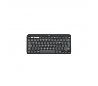 Teclado Logitech Pebble Keys 2 K380S Inalambrico Grafito