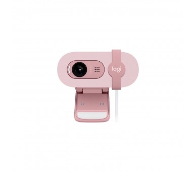 Webcam Logitech Brio 100 Rosado Full Hd -  Usb