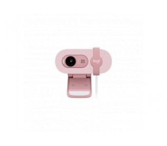 Webcam Logitech Brio 100 Rosado Full Hd -  Usb