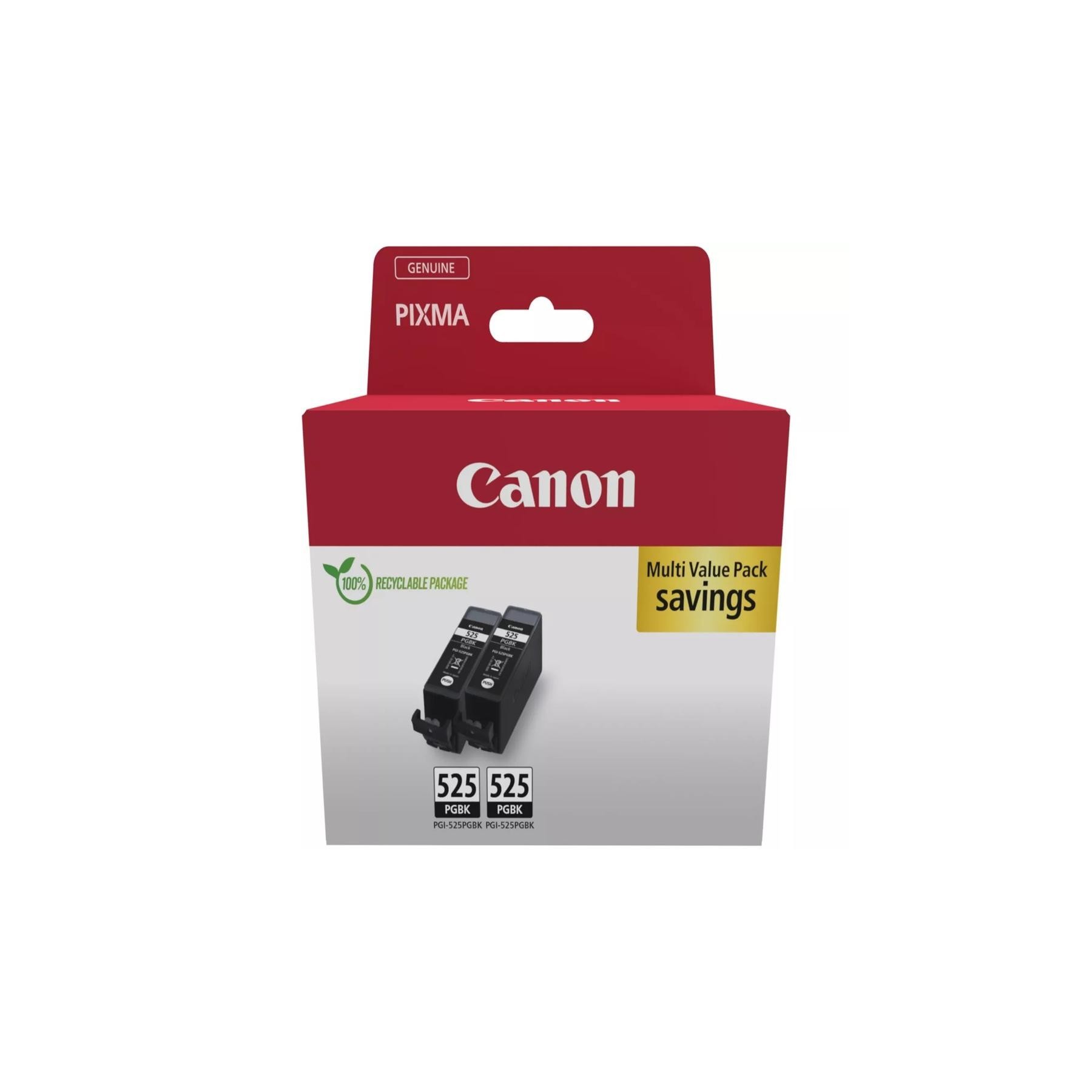 Pack Cartucho Tinta Canon Pgi - 525Pgbk