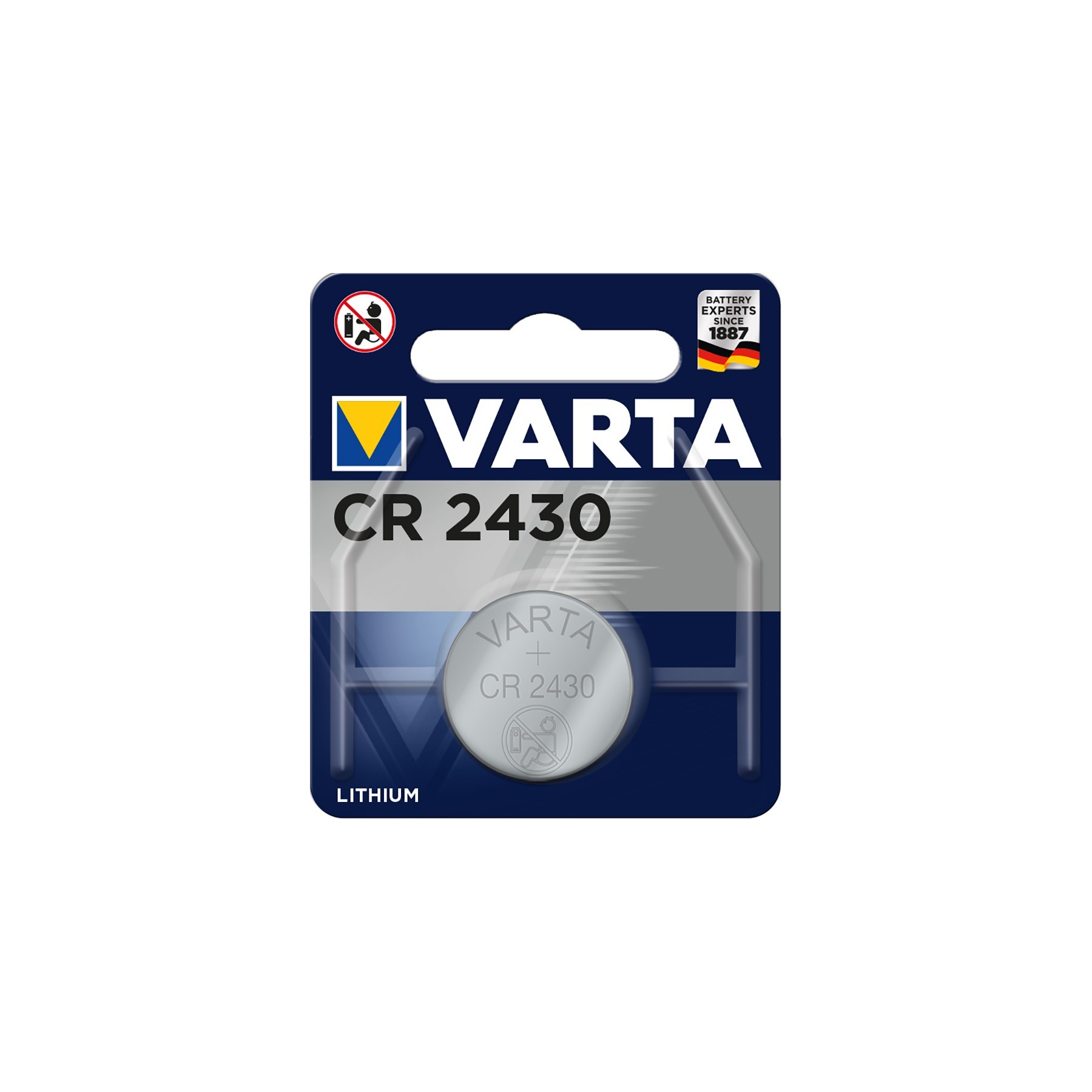 Blister Pilas Varta Litio Boton 3V Cr2430