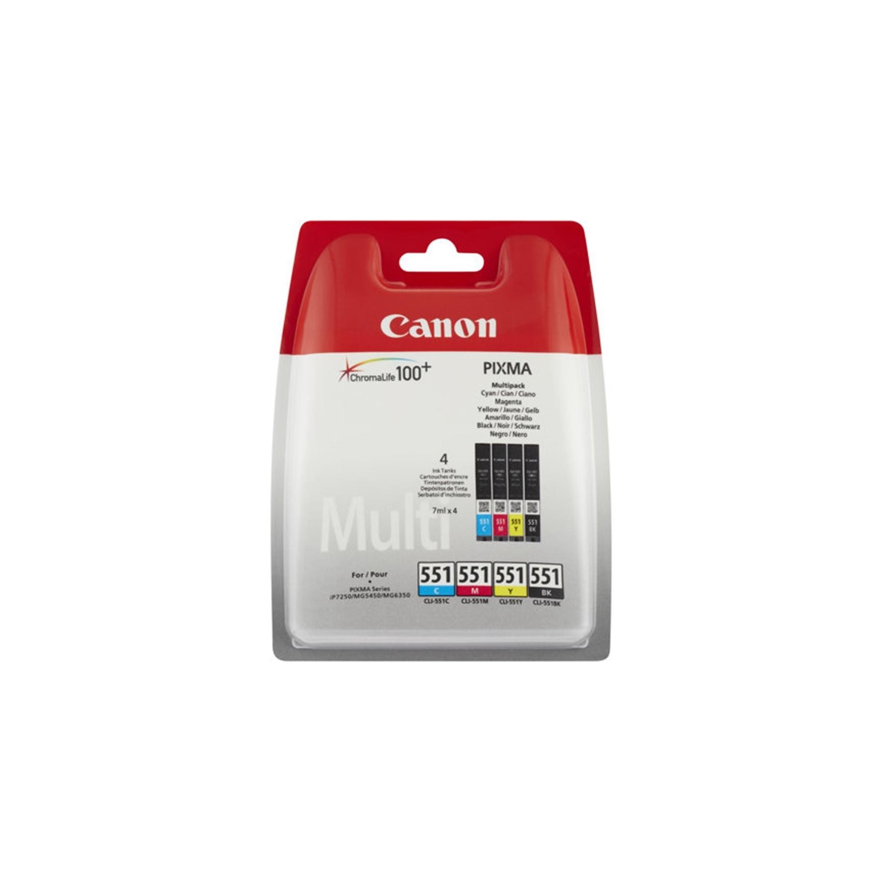 Multipack Canon Cli - 551 C - M - Y - Bk