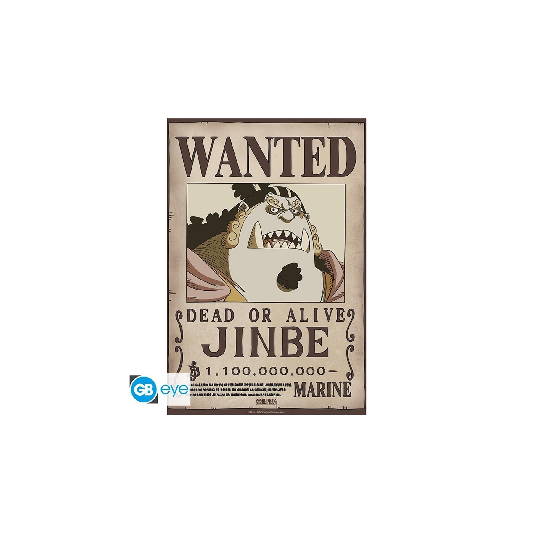 Poster Gb Eye Chibi One Piece Wanted Jinbe Wano