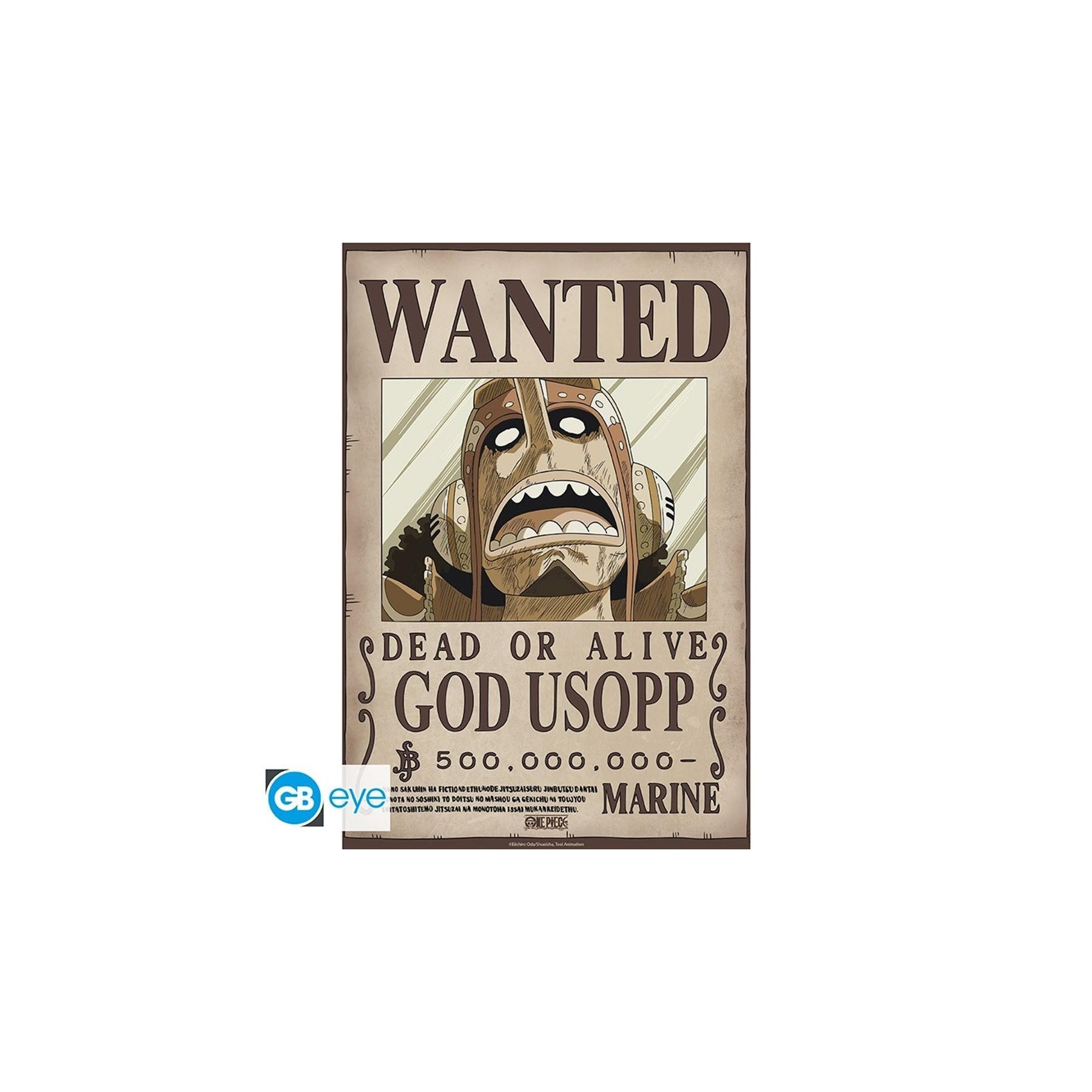 Poster Gb Eye Chibi One Piece Wanted Usopp Wano