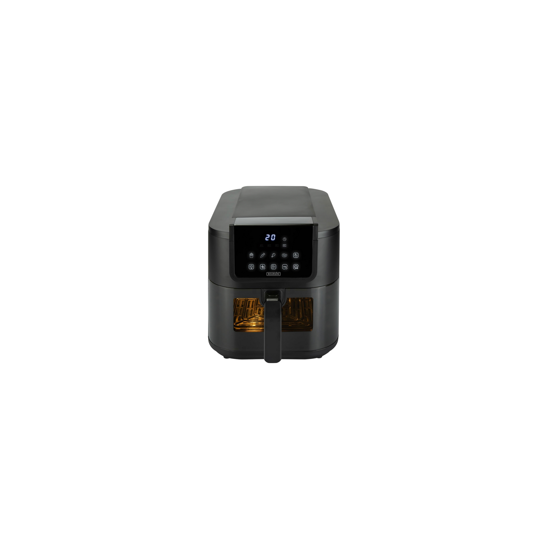 Freidora De Aire Bourgini Airfryer Slim Ceramica Eco 8L 1700