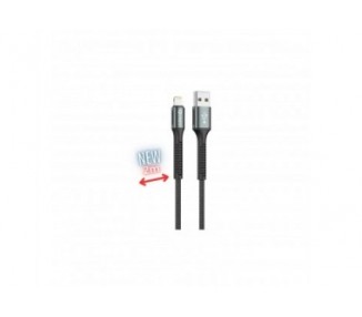 Cable Qchar Prague Lightning Usb Tipo A - 2M - Aleacion De A