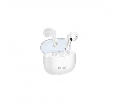 Auriculares Qcharx Harmony Auricular Tws Bluetooth 5.3 Blanc