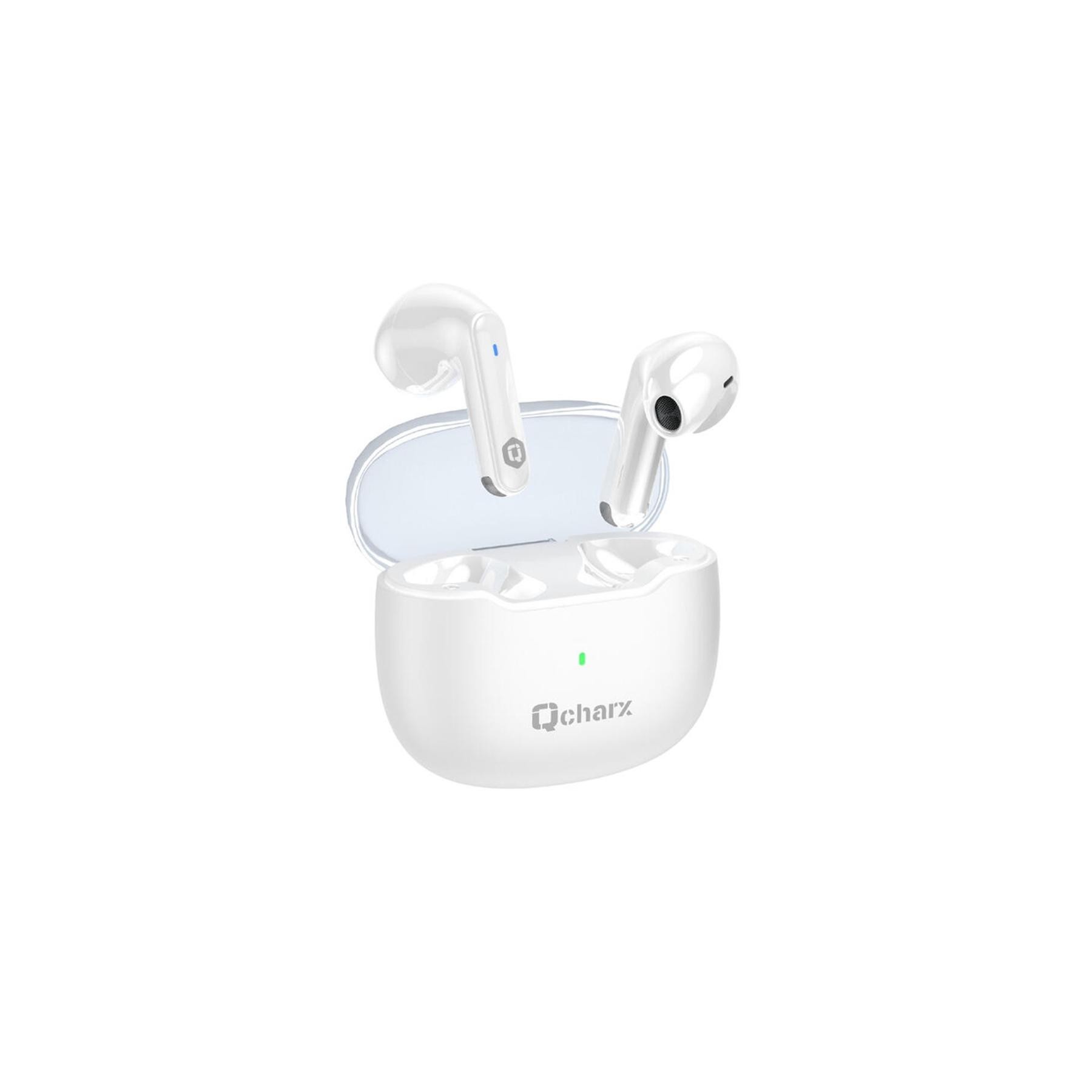 Auriculares Qcharx Harmony Auricular Tws Bluetooth 5.3 Blanc