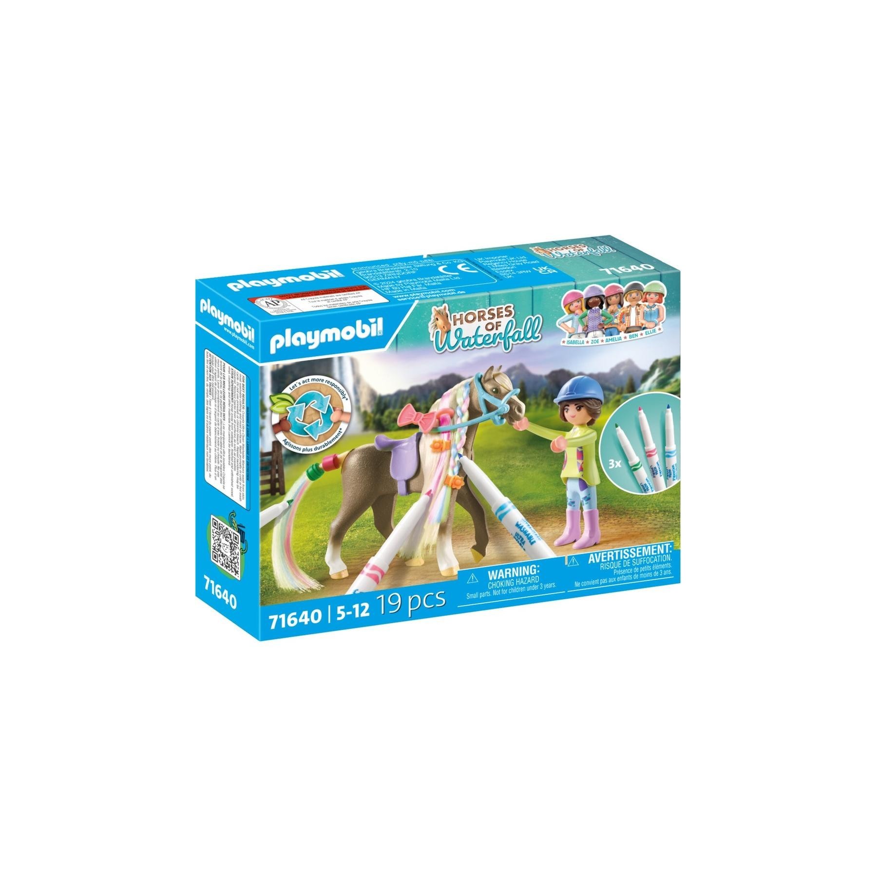 Playmobil Set Caballo Para Colorear