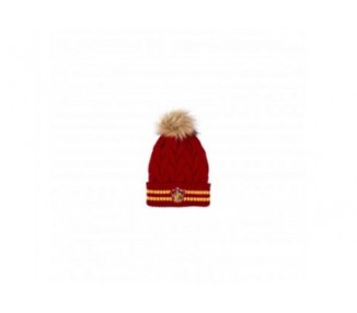 Gorro Tricot Pompom Gryffindor Talla Única