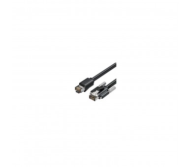 Cable De Red Rj45 Sftp Vention Ibubd Cat.6/ 50Cm/ Negro