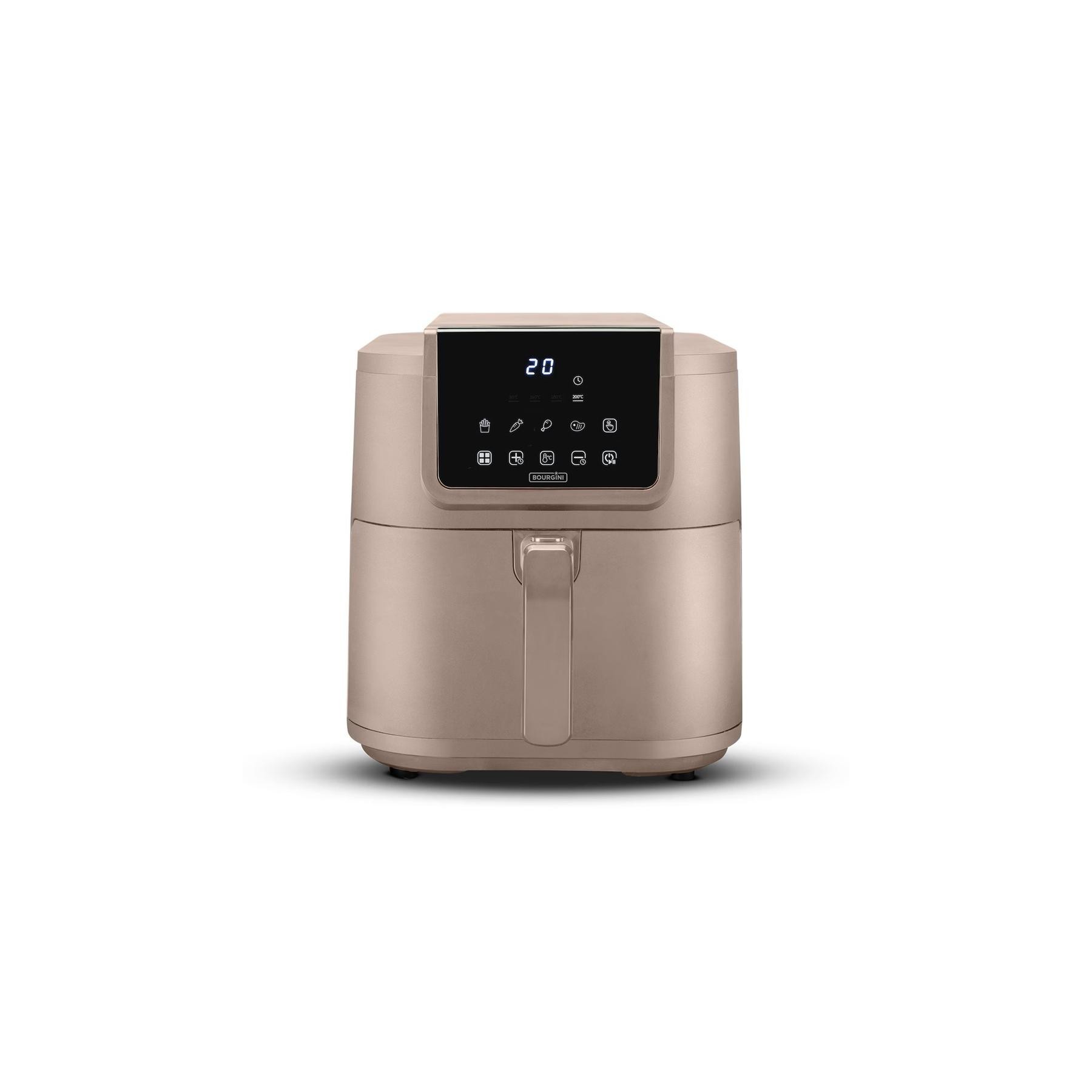 Freidora De Aire Bourgini Airfryer Slim Ceramica 8L 1700W Co