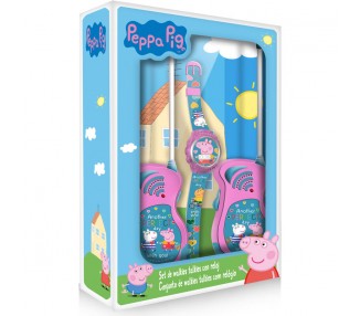 Blister Reloj Digital + Walkie Takie Peppa Pig