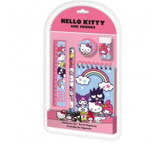 Blister papeleria Hello Kitty and Friends 5pzs