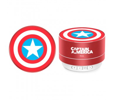 Altavoz portatil inalambrico Capitan America Marvel