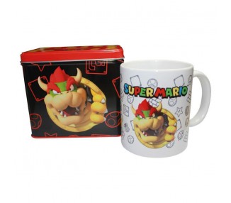 Hucha + taza Bowser Super Mario Bros Nintendo