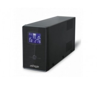 Sai Gembird Con Usb Y Display Lcd 1200 Va Negro