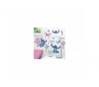 Pack Vinilos De Pared Stitch Y Angel 44 X 23 Cm