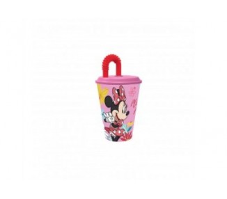 Vaso Caã±A Minnie Disney 430Ml 12 Unidades