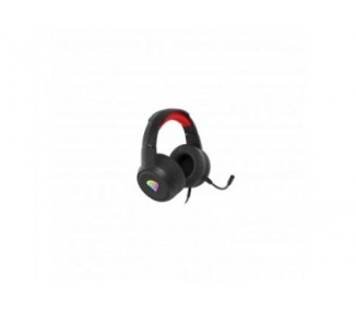 Auricular Gaming Genesis Neon 200 Negro Rojo Rgb