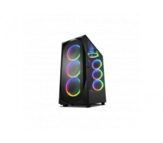 Caja Atx Sharkoon Rev300 2Xusb3.0 Rgb Sin Fuente Negro