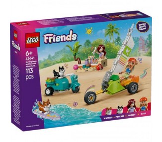 42641 Lego Friends Avventure Canine su Windskate e Sidecar