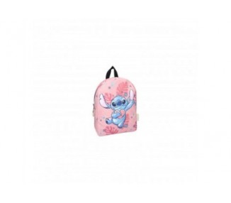 Mochila Stitch Estilo Floral 31 Cm