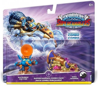 SKYLANDERS SUPERCHARGERS DUAL PACK BIG BUBBLE POP FIZZ & SODA SKIMMER