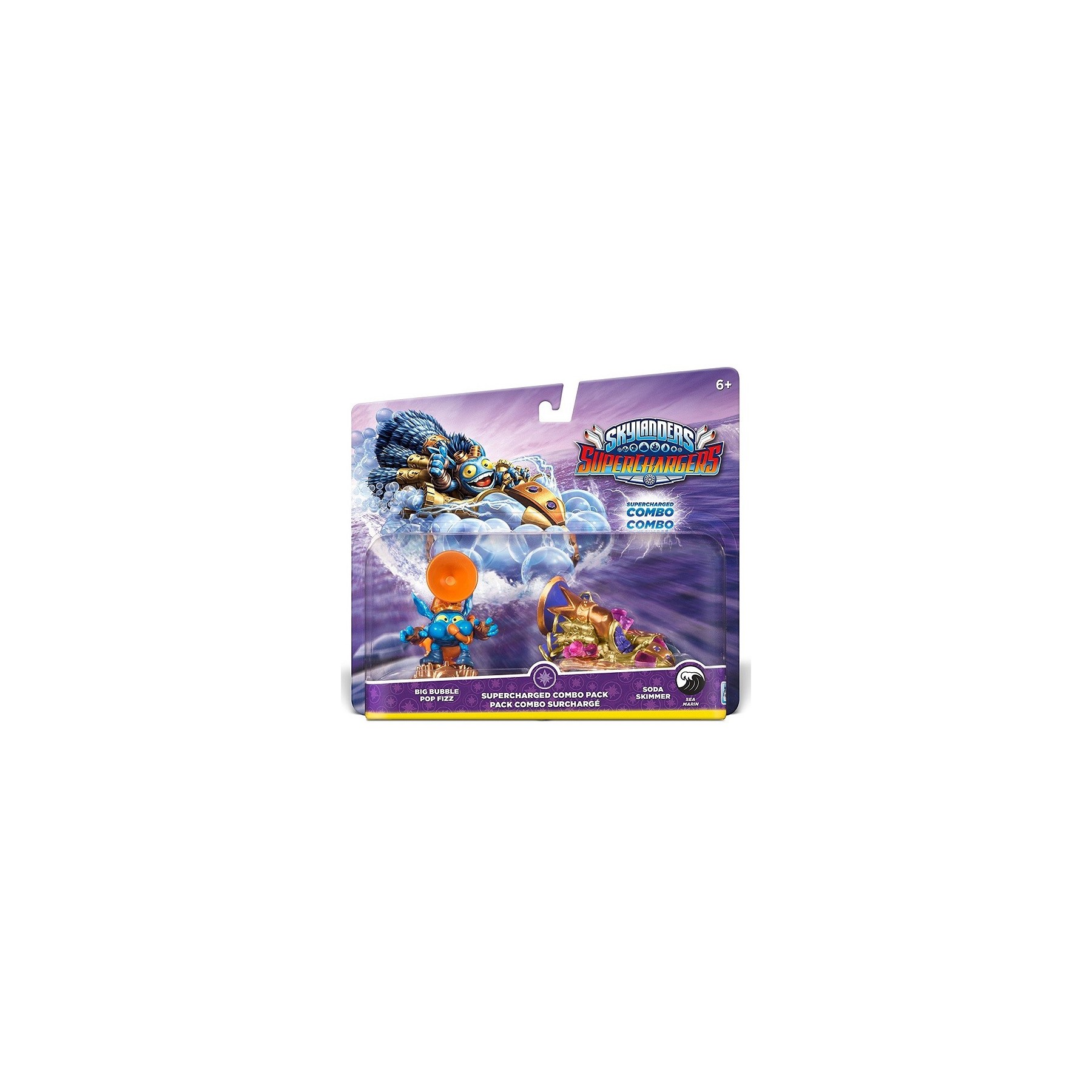 SKYLANDERS SUPERCHARGERS DUAL PACK BIG BUBBLE POP FIZZ & SODA SKIMMER