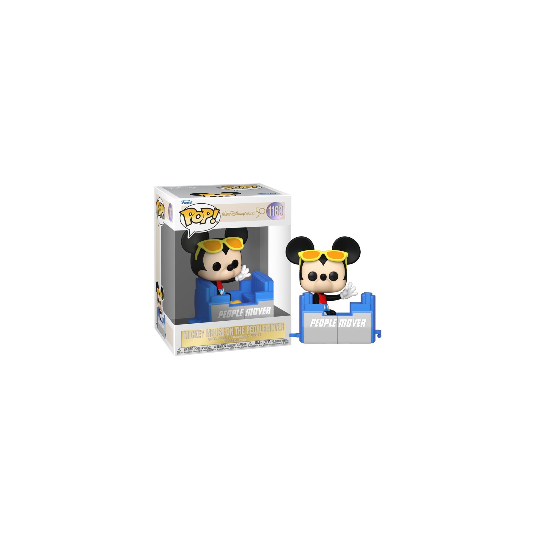 FUNKO POP! WALT DISNEY WORLD 50: MICKEY  MOUSE ON THE PEOPLEMOVER (1163)