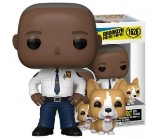 Funko POP! Brooklyn Nine-Nine: Cap Ray Holt w/Cheddar (1626)