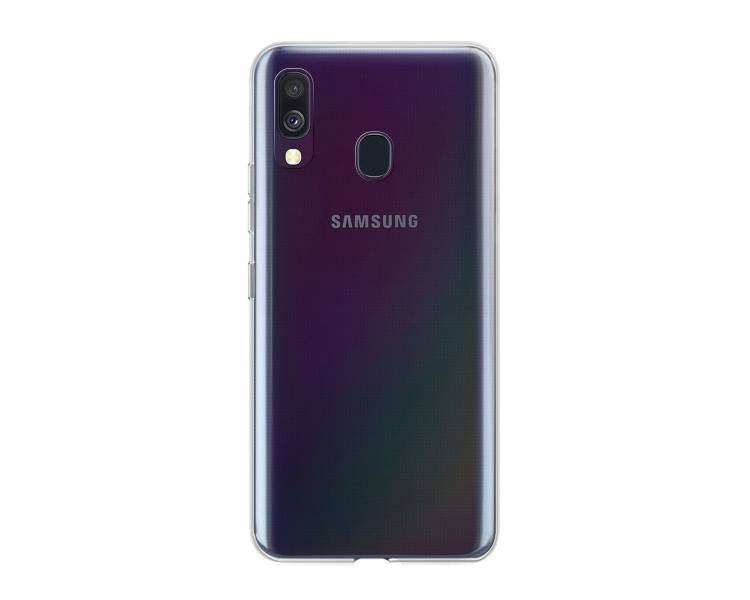 Funda Silicona Samsung Galaxy A40 Transparente Ultrafina