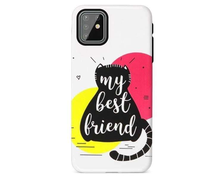 Funda Gel Doble Capa Samsung Galaxy A81/Note 10 Lite - Gato Friend