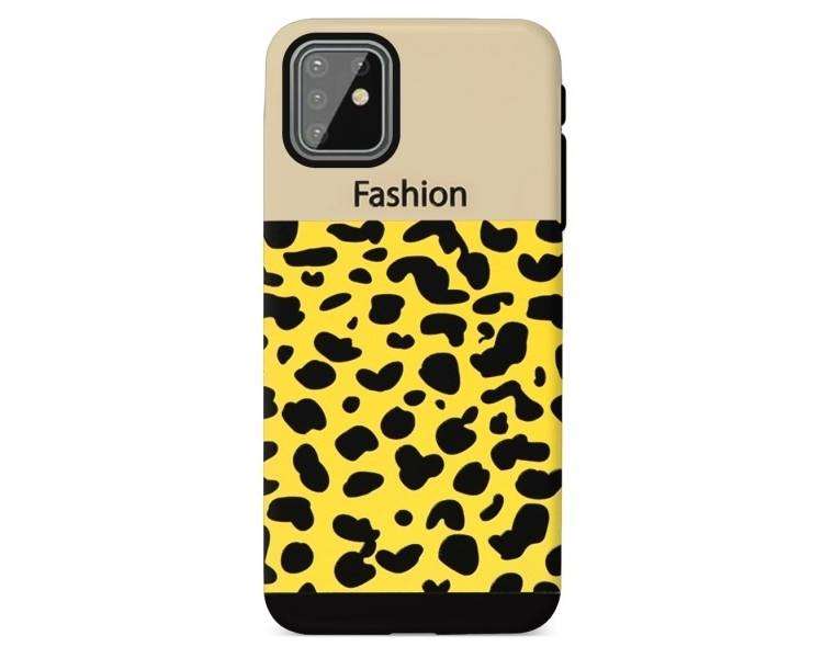 Funda Gel Doble Capa Samsung Galaxy A81/Note 10 Lite Estampado Leopardo