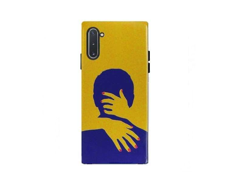 Funda Samsung Galaxy Note 10 Gel 2 piezas relieve Manos Amarillas