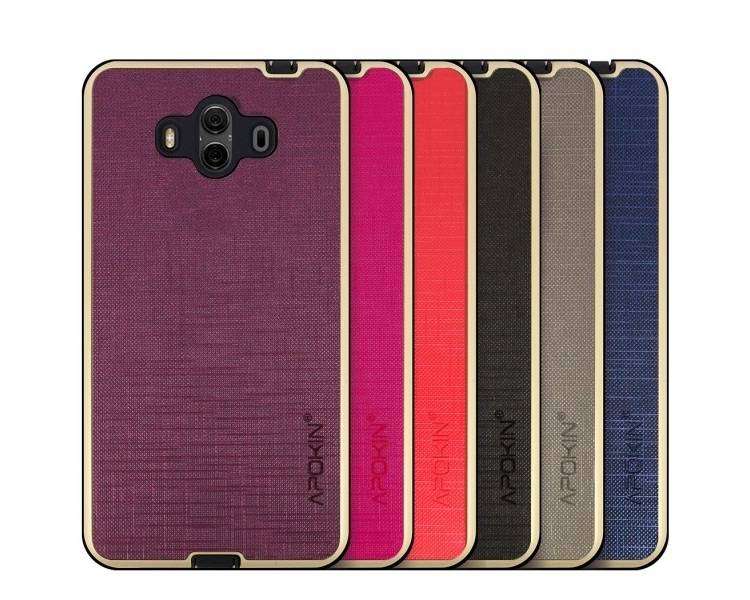 Funda Tela Huawei Mate 10 Antigolpe - 5 Colores